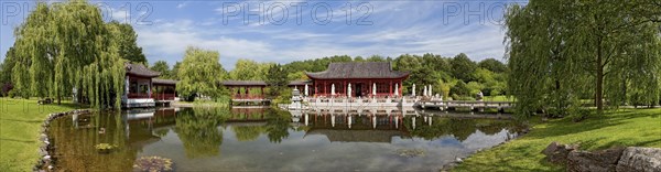 Panorama Chinese Garden Gardens of the World Marzahn Berlin Germany