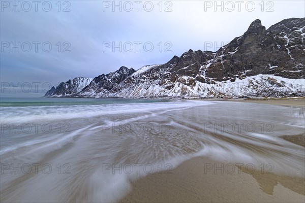 Ersfjord beach on the island of Senja, Norway, Europe