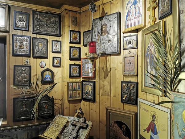 Church of the Orthodox parish of St Nektarios in Bischofsheim a. d. Rhön, Rhoen, district of