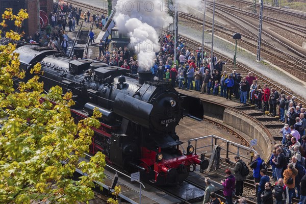 Dresden Steam Locomotive Meeting, 11 to 13 April 2014, around the Dresden-Altstadt depot, Numerous
