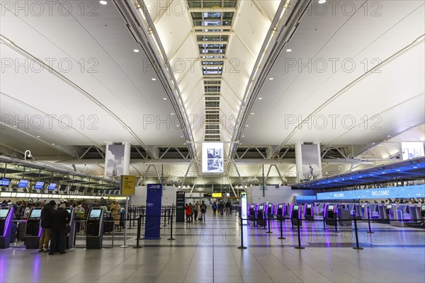 Terminal 4 of New York John F Kennedy Airport (JFK) in New York, USA, North America