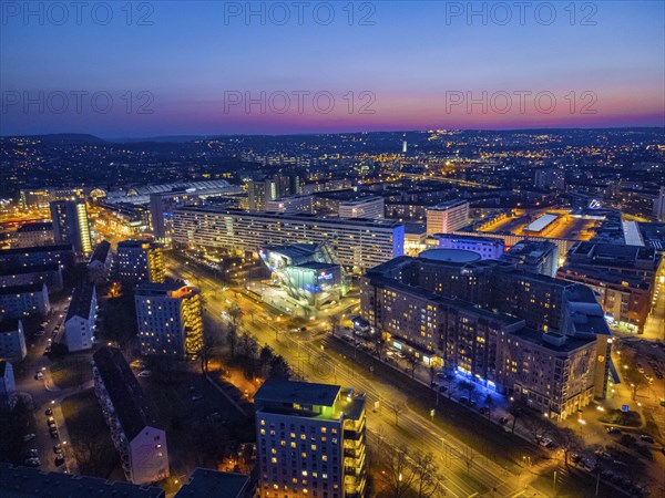 St. Petersburg Street with UFA Crystal Palace and UFA Round Cinema