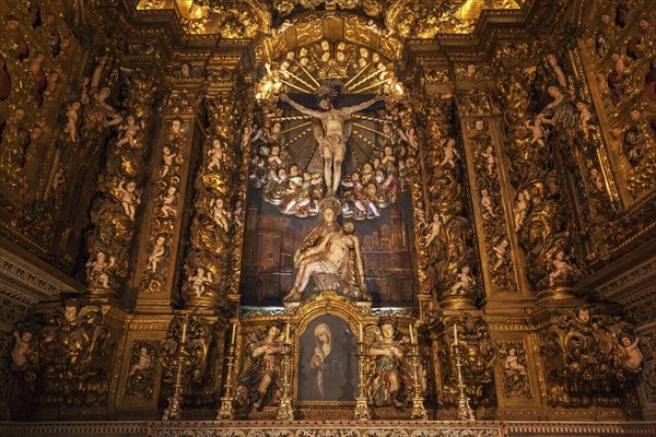 Side chapel in the Jesuit Church, St Rochus Church, Igreja de Sao Roque, Bairo Alto district,