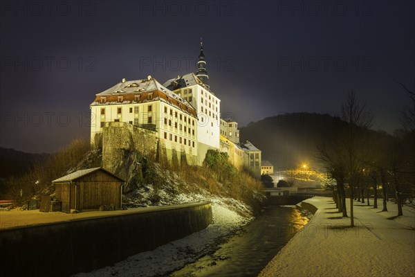 Weesenstein Castle in Winter