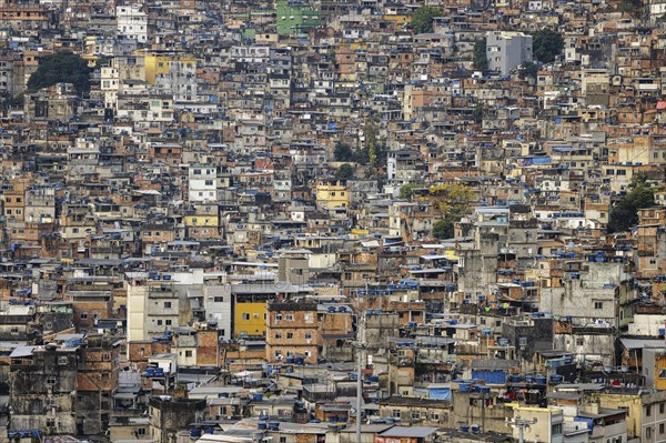 View of the Rocinha favela. Rio de Janeiro, 13.02.2013. Photographed on behalf of the Federal