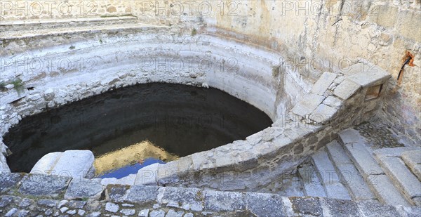 Water storage cistern in medieval town of Trujillo, Caceres province, Extremadura, Spain, Europe