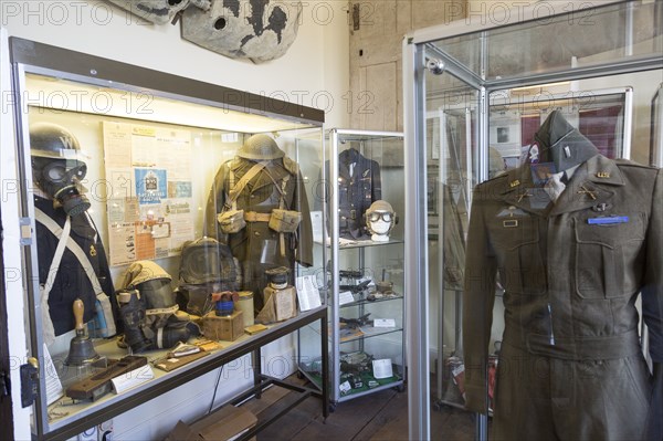 World war two military display at Littlecote House Hotel, Hungerford, Berkshire, England, UK