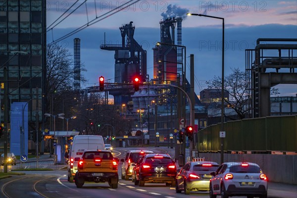 Duisburg-Bruckhausen steel site, ThyssenKrupp Steel, blast furnaces 8 and 9, on