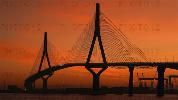 The Puente de la Constitucion de 1812 bridge in Cadiz, Cadiz, Spain, Europe