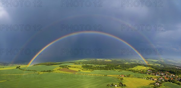 Storm on the Triebenberg near Dresden, Dresden, Saxony, Germany, Europe