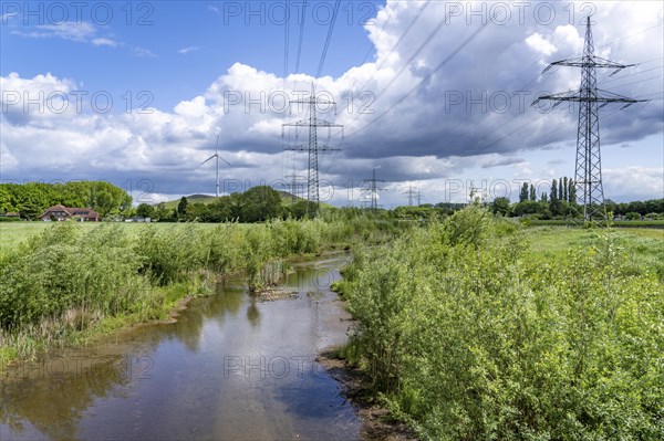 Boyetal-Ost landscape conservation area, flood meadows, lower course of the Boye, stream, runs