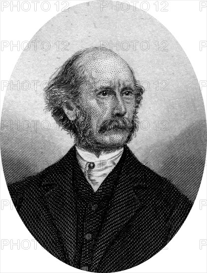 Engraving of Lafayette Sabine Foster (November 22, 1806 â€“ September 19, 1880), a