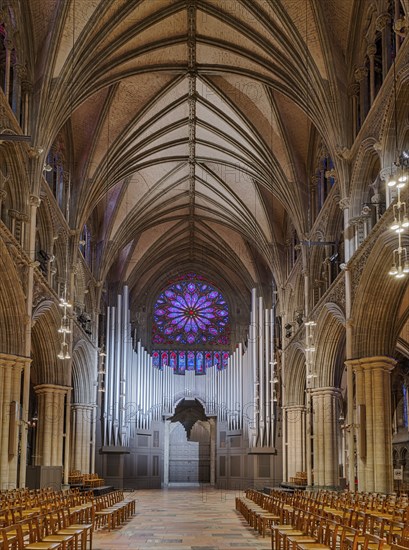 Nidaros Cathedral Inside Trondheim Norway