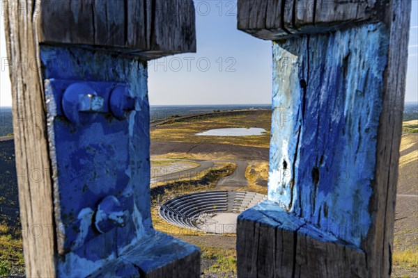 The Haniel spoil tip, 185 metre high spoil tip, at the Prosper Haniel mine, which was closed in
