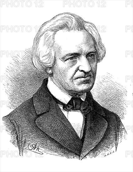 Karl August Hase, from 1883 von Hase, also Karl von Steinbach, 25 August 1800, 3 January 1890,