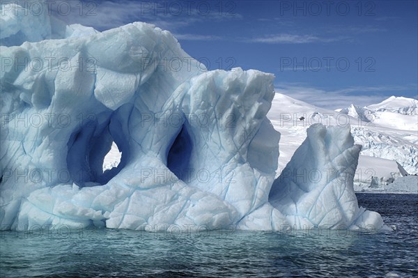 Antarctica, iceberg, Cierva Cove, bay, Danco coast, Grahamland, Antarctica