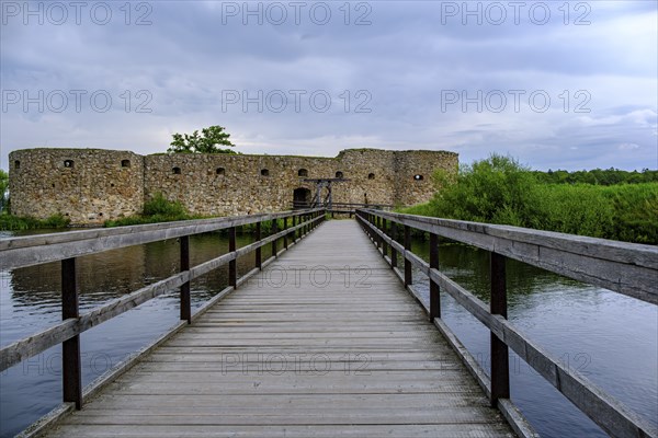 Kronoberg Castle Ruins (Kronobergs slottsruin), VÃ¤xjö, Smaland, Kronobergs lÃ¤n, Sweden, Europe