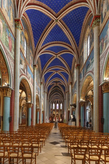 Eglise de Saint-Germain-des-Pres, Saint-Germain-des-Pres, Paris, Ile de France, France, Paris,