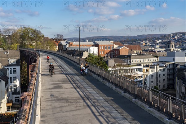 The Nordbahntrasse, a cycle path, footpath, on a former 22 KM long railway line, along the