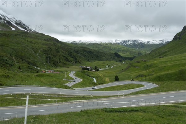 Julier Pass, Alpine pass, Graubünden, Switzerland, Europe