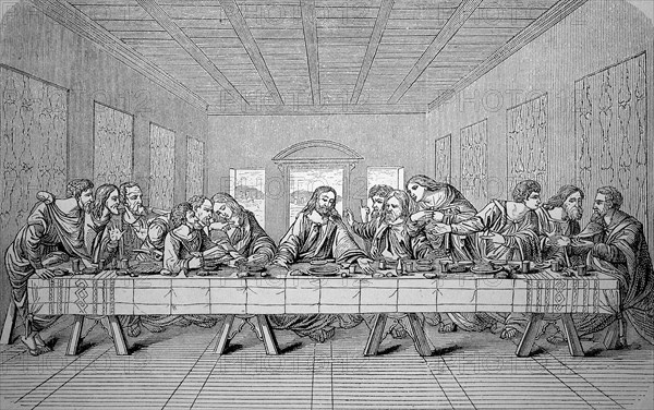 Last Supper of Jesus, also known as the Last Supper, the meal that Jesus Christ celebrated with the