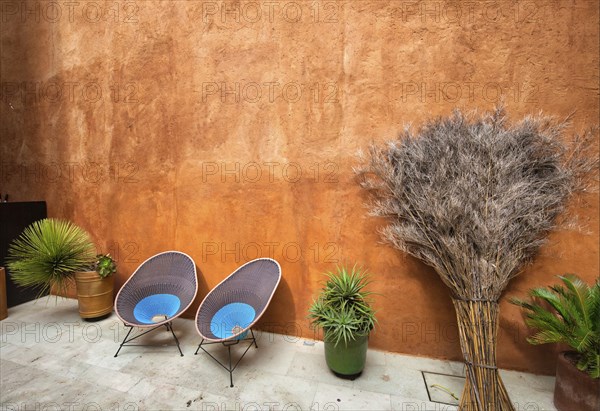 Oaxaca, Scenic old city streets and colorful colonial buildings in historic city center