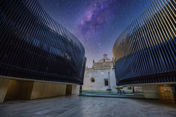 Merida, Mexico â€“ 11 February, 2020: Patio of Strings of the concert hall of Palace of Mexican