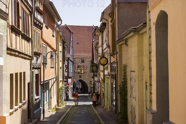Mühlhausen townscape, Mühlhausen, Thuringia, Germany, Europe