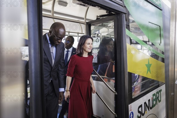 Annalena BÃ¤rbock (Alliance 90/The Greens), Federal Foreign Minister, photographed during a trip on