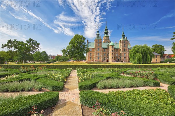 King Garden, the oldest and most visited park in Copenhagen, Denmark-located near Rosenborg Palace