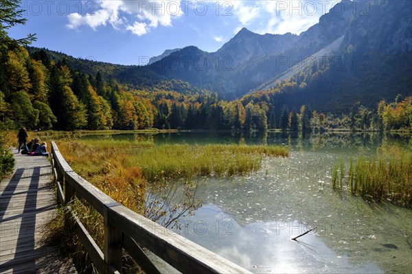Frillensee near Inzell, Chiemgau, Upper Bavaria, Bavaria, Germany, Europe