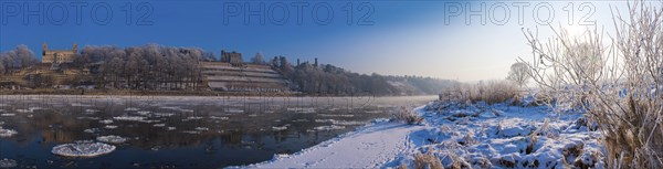Elbe castles in winter