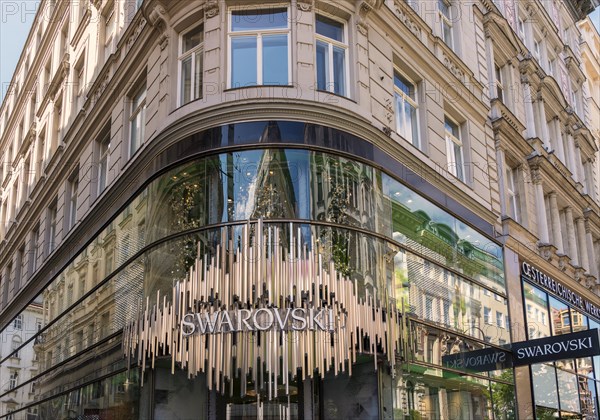 Swarovski shop, KÃ¤rntner StraÃŸe, Vienna, Austria, Europe