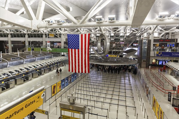 Terminal 1 of New York John F Kennedy Airport (JFK) in New York, USA, North America