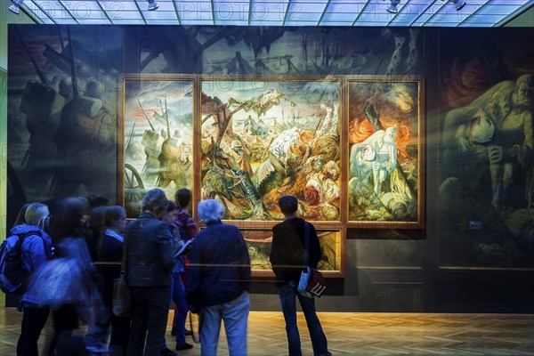 Otto Dix.The War - The Dresden Triptych Exhibition at the Albertinum