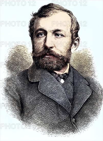 Paul Pogge, Paul Friedrich Johann Moritz Pogge, 1838, 1884, ein Afrikareisender, c. 1885,