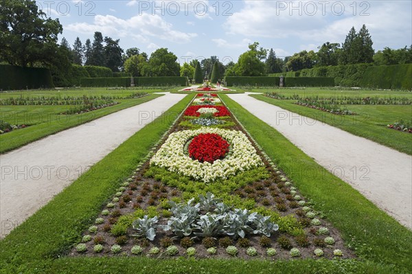 Castle park, Lednice Castle, Lednice, Eisgrub, Breclav, Jihomoravsky kraj, part of the