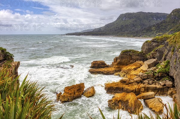 Pancake Rocks, Paparoa National Park, New Zealand, Oceania