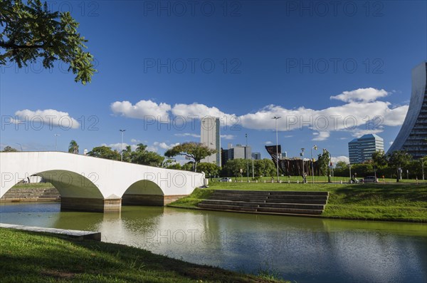 Porto Alegre, Rio Grande do Sul, Brazil, March 29, 2021: Beautiful photograph of the square of the