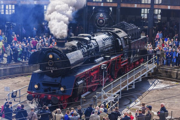 Dresden Steam Locomotive Meeting, 11 to 13 April 2014, around the Dresden-Altstadt depot, Numerous