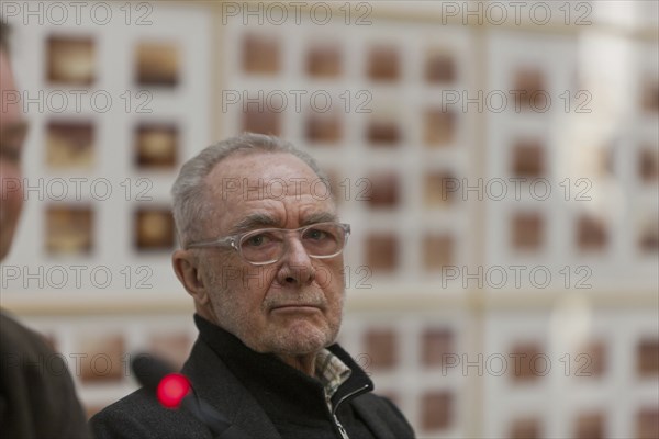 Gerhard Richter, at the press event for his exhibition ATLAS in 2012, on the occasion of his 80th