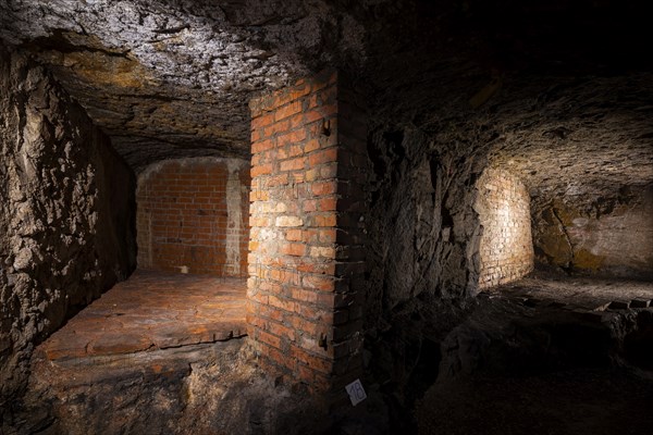 The total length of the passages under Geithain is 1100 m, of which 412 m are currently accessible.