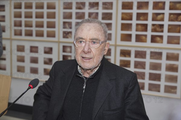 Gerhard Richter, at the press event for his exhibition ATLAS in 2012, on the occasion of his 80th
