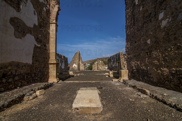 Ruin of a church. Ciudad Velha. Cidade Velha. Santiago. Cabo Verde. Africa