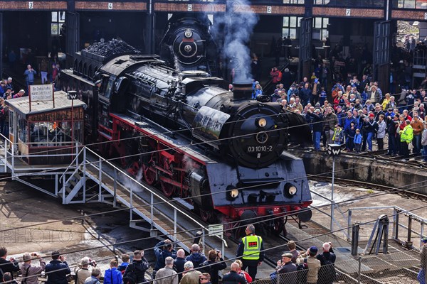 Dresden Steam Locomotive Meeting, 11 to 13 April 2014, around the Dresden-Altstadt depot, Numerous