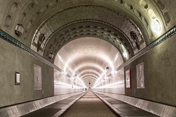 Elbtunnel, Port, Hamburg, Germany, Europe