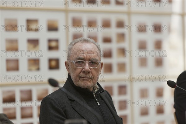 Gerhard Richter, at the press event for his exhibition ATLAS in 2012, on the occasion of his 80th