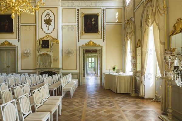 Baroque Rammenau Castle, Rammenau Castle in Rammenau near Bischofswerda in the district of Bautzen