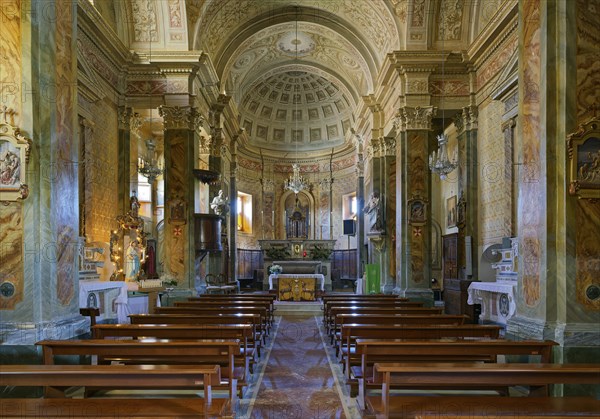 Chiesa Parrocchiale di Maria Vergine del Carmine, Grinzane Cavour, Barolo area, Langhe, Piedmont,