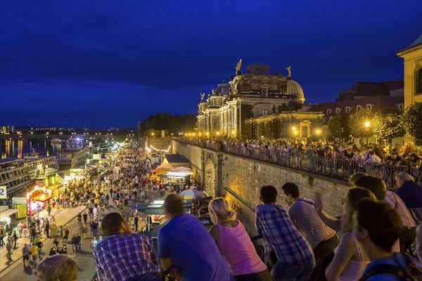 Brühl's Terrace for the city festival in Dresden